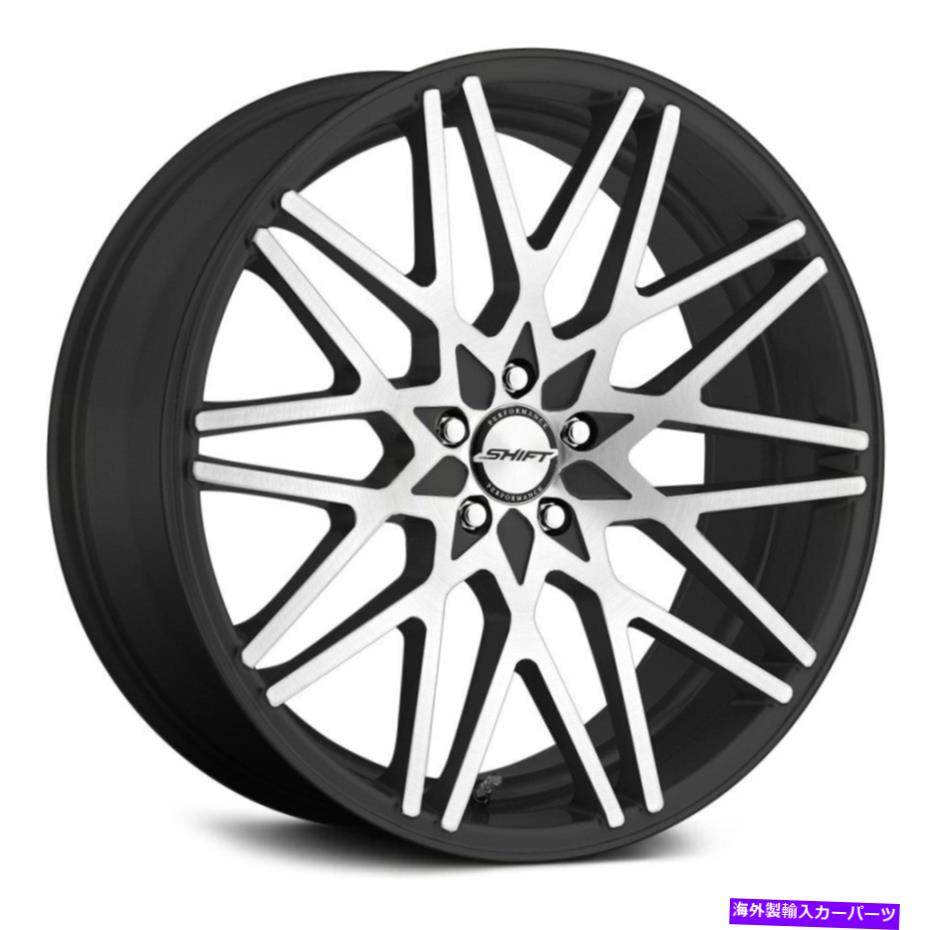 ホイール 4本セット シフトフォーミュラホイール20x8.5(15、5x114.3、73.1)4のブラックリムセット Shift FORMULA Wheels 20x8.5 (15, 5x114.3, 73.1) Black Rims Set of 4【並行輸入品】|Us Custom Parts Shop USDM