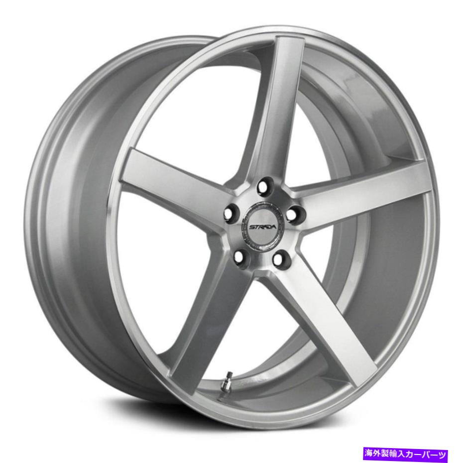 ホイール　４本セット Strada Perfettoホイール20x8.5（35、5x114.3、72.6）4のシルバーリムセット Strada PERFETTO Wheels 20x8.5 (35, 5x114.3, 72.6) Silver Rims Set of 4【並行輸入品】｜Us Custom Parts Shop USDM