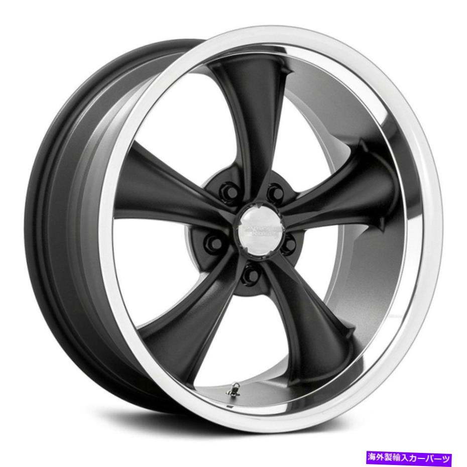ホイール 4本セット アメリカンレーシングVN338ボスTTホイール18x8(2、5x114.3)4のブラックリムセット American Racing VN338 BOSS TT Wheels 18x8 (2, 5x114.3) Black Rims Set of 4【並行輸入品】|Us Custom Parts Shop USDM