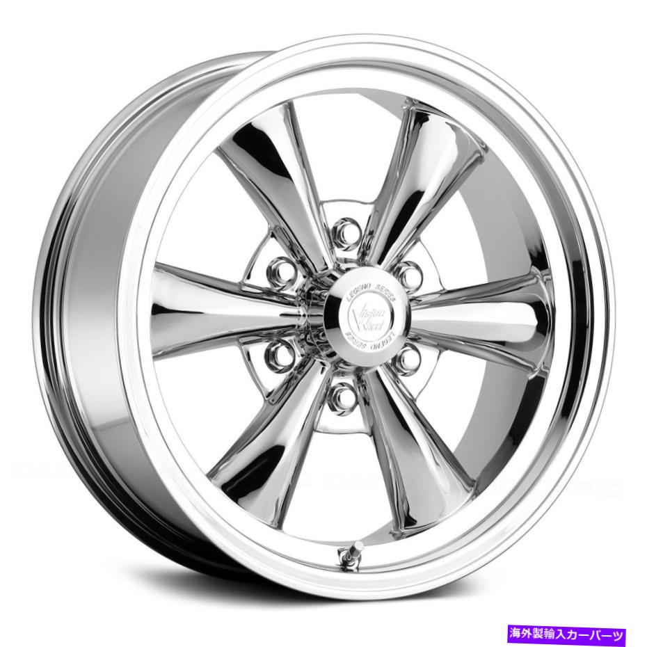 ホイール 4本セット ビジョン141レジェンド6ホイール17x8(0、6x139.7、78.1)4のクロムリムセット Vision 141 LEGEND 6 Wheels 17x8 (0, 6x139.7, 78.1) Chrome Rims Set of 4【並行輸入品】|Us Custom Parts Shop USDM