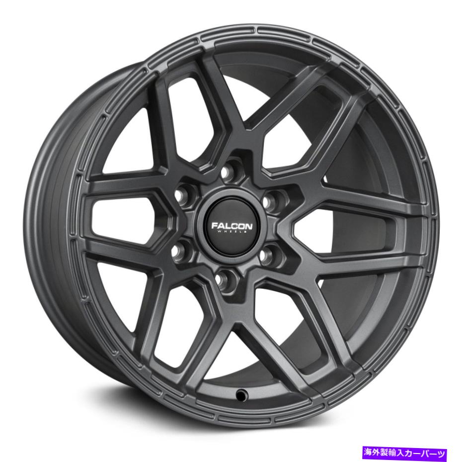 ホイール　４本セット ファルコンT9アトラスホイール17x9（-38、6x139.7、106.3）4のガンメタルリムセット Falcon T9 ATLAS Wheels 17x9 (-38, 6x139.7, 106.3) Gunmetal Rims Set of 4【並行輸入品】