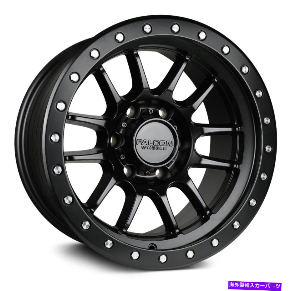 ホイール 4本セット ファルコンT7ホイール17x9(0、6x139.7、106.3)4のブラックリムセット Falcon T7 Wheels 17x9 (0, 6x139.7, 106.3) Black Rims Set of 4【並行輸入品】|Us Custom Parts Shop USDM
