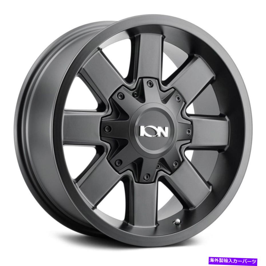 ホイール　４本セット イオン合金141ホイール18x9（18、8x165.1、125.2）4のブラックリムセット Ion Alloy 141 Wheels 18x9 (18, 8x165.1, 125.2) Black Rims Set of 4【並行輸入品】｜Us Custom Parts Shop USDM