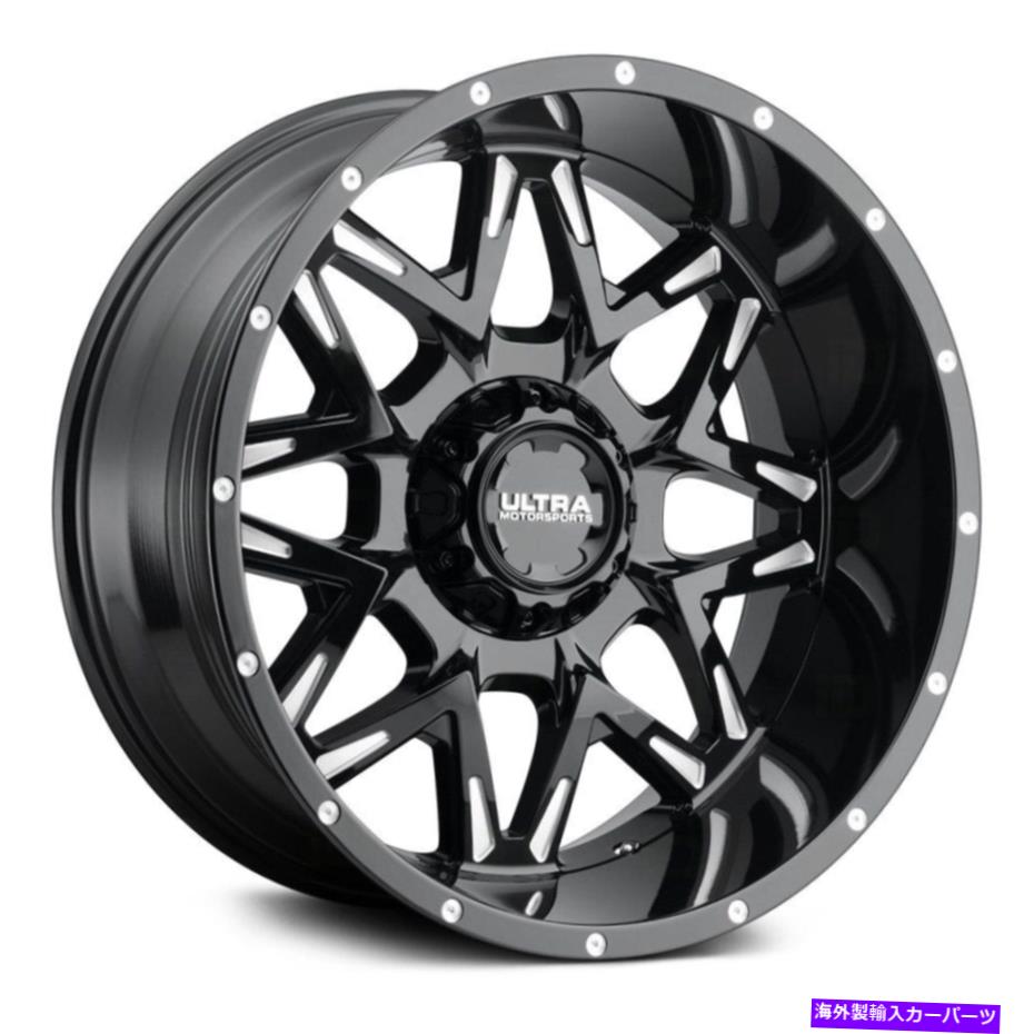 ホイール　４本セット 覆われたラグホイールを備えたウルトラ254bmの肉食動物20x9（18、5x150）4のリムセット Ultra 254BM CARNIVORE WITH COVERED LUGS Wheels 20x9 (18, 5x150) Rims Set of 4【並行輸入品】