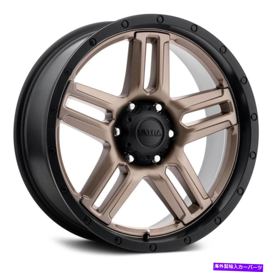 ホイール　４本セット Ultra 258bz Prowler Truck Wheels20x9（18、6x135、87）4のブロンズリムセット Ultra 258BZ Prowler Truck Wheels 20x9 (18, 6x135, 87) Bronze Rims Set of 4【並行輸入品】