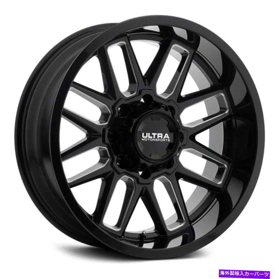 ホイール　４本セット 露出したラグホイールを備えたウルトラ231BM肉屋20x9（18、8x165.1）4のリムセット Ultra 231BM BUTCHER with EXPOSED LUGS Wheels 20x9 (18, 8x165.1) Rims Set of 4【並行輸入品】