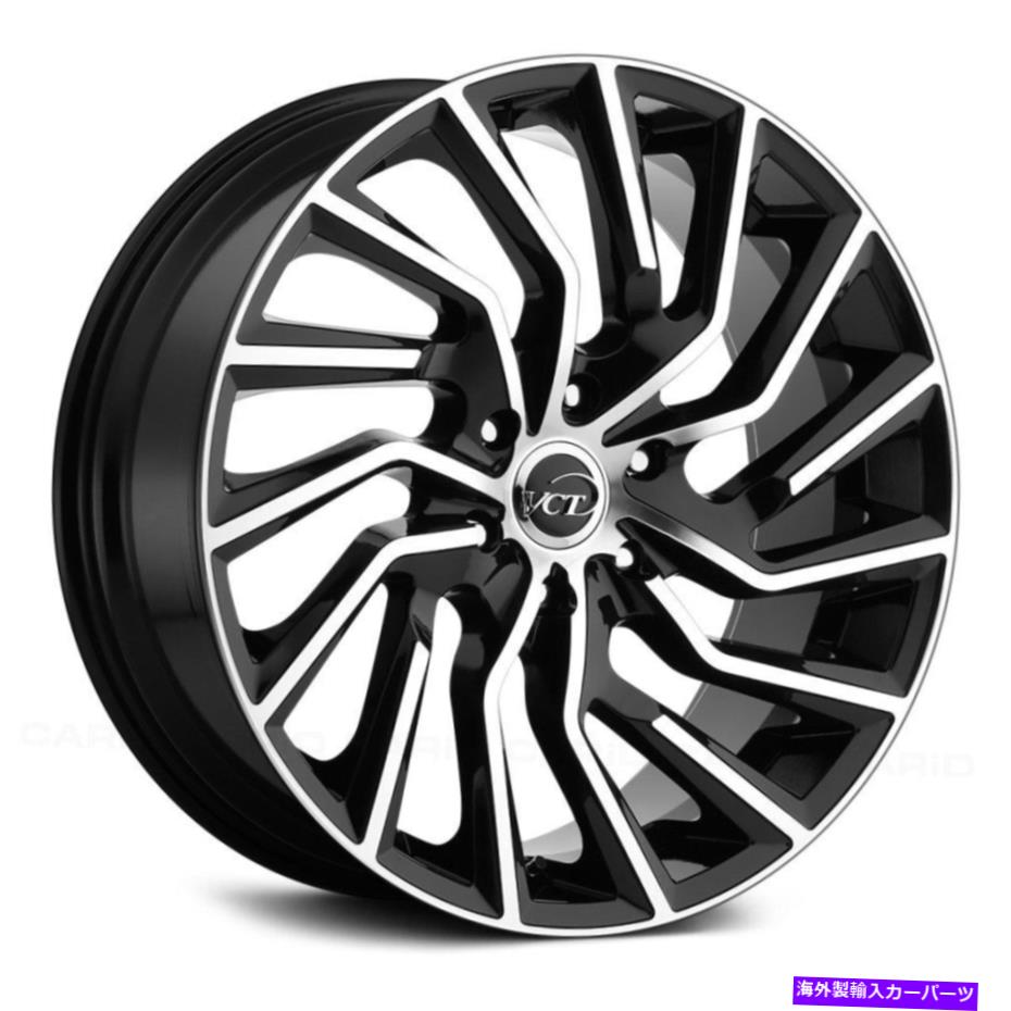 ホイール　４本セット VCT V81ホイール20x8.5（40、5x114.3、73.1）4のブラックリムセット VCT V81 Wheels 20x8.5 (40, 5x114.3, 73.1) Black Rims Set of 4【並行輸入品】｜Us Custom Parts Shop USDM