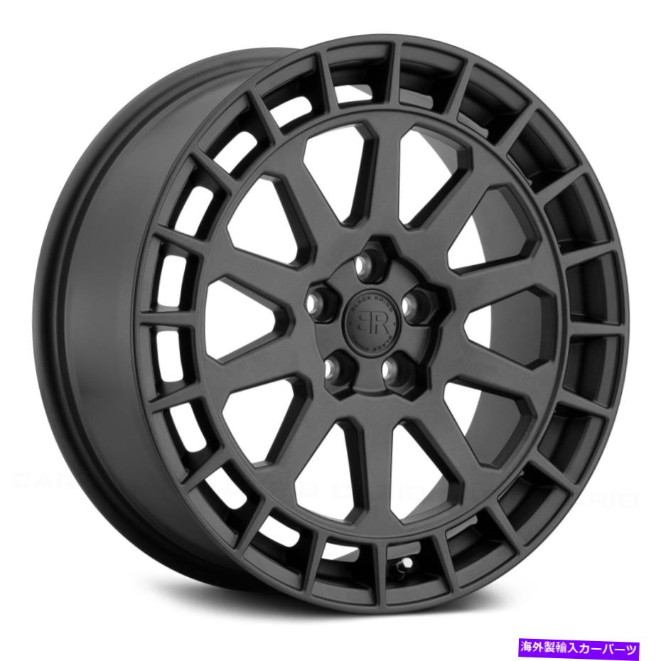 ホイール 4本セット ブラックサイノボクサーホイール17x8(40、5x100、72.1)4のブラックリムセット Black Rhino BOXER Wheels 17x8 (40, 5x100, 72.1) Black Rims Set of 4【並行輸入品】|Us Custom Parts Shop USDM