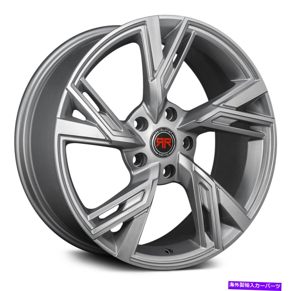 ホイール　４本セット Revolution Racing RR25ホイール20x8（40、5x114.3、73.1）4のシルバーリムセット Revolution Racing RR25 Wheels 20x8 (40, 5x114.3, 73.1) Silver Rims Set of 4【並行輸入品】
