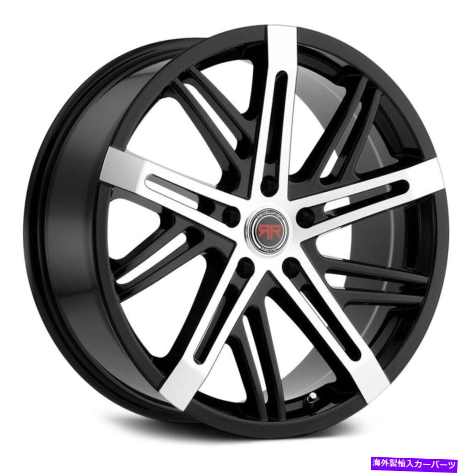 ホイール　４本セット Revolution Racing RR19ホイール20x8.5（40、5x112、73.1）4のブラックリムセット Revolution Racing RR19 Wheels 20x8.5 (40, 5x112, 73.1) Black Rims Set of 4【並行輸入品】