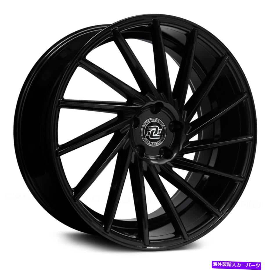 ホイール　４本セット ドラッグコンセプトR-36ホイール20x8.5（35、5x114.3、74.1）4のブラックリムセット Drag Concepts R-36 Wheels 20x8.5 (35, 5x114.3, 74.1) Black Rims Set of 4【並行輸入品】｜Us Custom Parts Shop USDM
