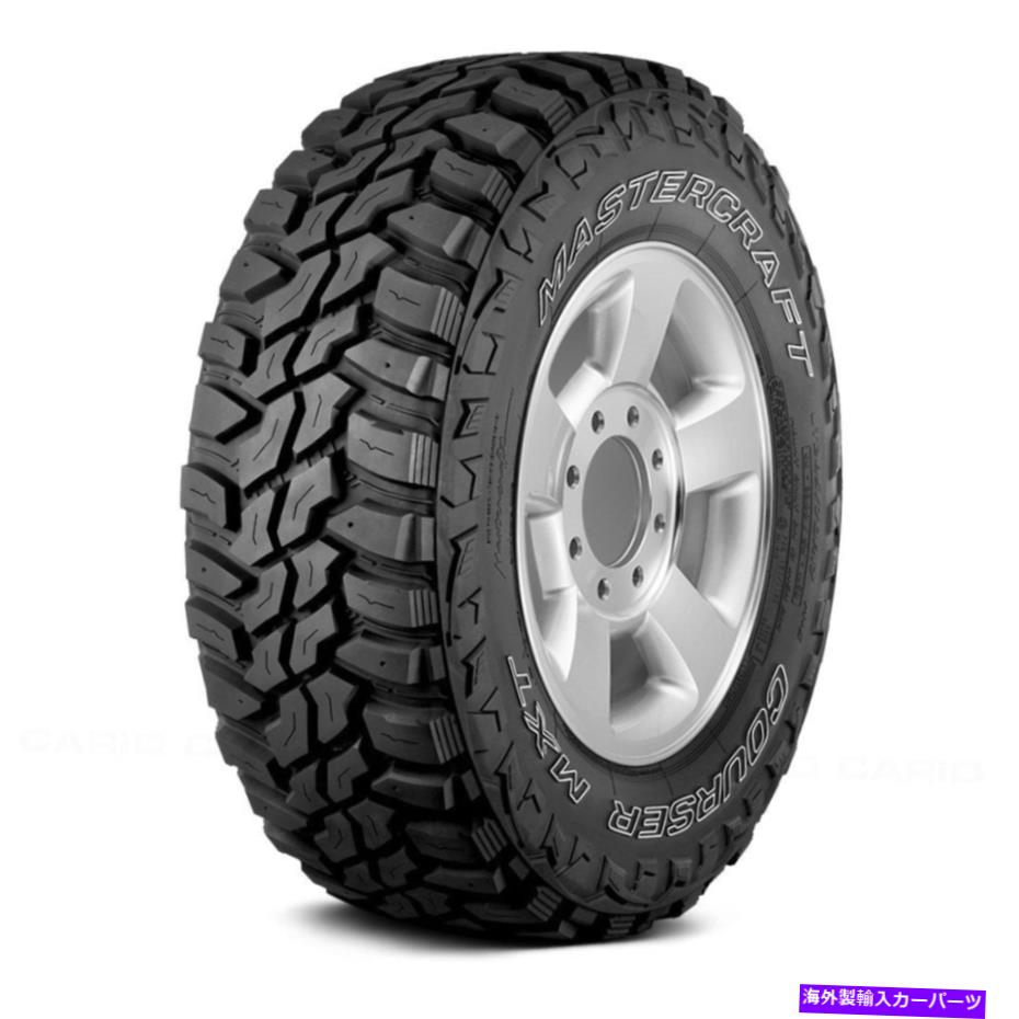 ホイール　４本セット 4つのタイヤLT275/70R18 Q Courser MXTのMasterCraftセット Mastercraft Set of 4 Tires LT275/70R18 Q COURSER MXT【並行輸入品】