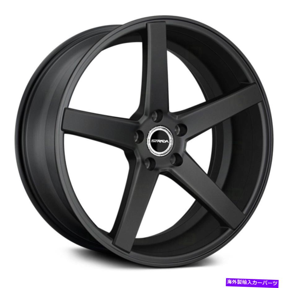 ホイール　４本セット Strada Perfettoホイール20x8.5（35、5x114.3、72.6）4のマットリムセット Strada PERFETTO Wheels 20x8.5 (35, 5x114.3, 72.6) Matte Rims Set of 4【並行輸入品】