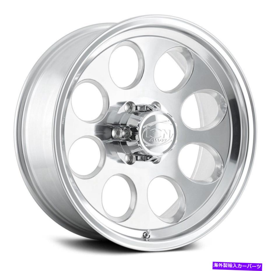 ホイール　４本セット イオン合金171ホイール18x9（0、8x165.1、130.8）4の研磨リムセット Ion Alloy 171 Wheels 18x9 (0, 8x165.1, 130.8) Polished Rims Set of 4【並行輸入品】
