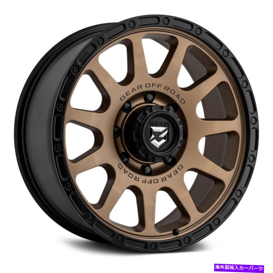 ホイール 4本セット ギアアロイ760bzプロトコールホイール20x9(18、6x139.7)ブロンズリムセット4 Gear Alloy 760BZ PROTO CALL Wheels 20x9 (18, 6x139.7) Bronze Rims Set of 4【並行輸入品】|Us Custom Parts Shop USDM