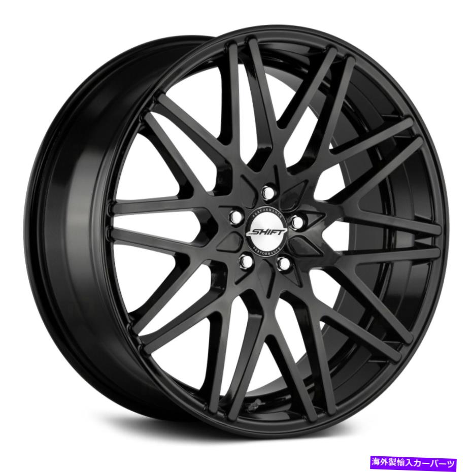 ホイール　４本セット シフトフォーミュラホイール20x8.5（35、5x108、73.1）4のブラックリムセット Shift FORMULA Wheels 20x8.5 (35, 5x108, 73.1) Black Rims Set of 4【並行輸入品】｜Us Custom Parts Shop USDM