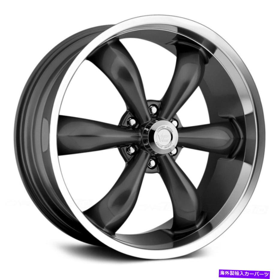 ホイール　４本セット ビジョン142レジェンド6ホイール22x9.5（30、6x139.7、106.2）4のガンメタルリムセット Vision 142 LEGEND 6 Wheels 22x9.5 (30, 6x139.7, 106.2) Gunmetal Rims Set of 4【並行輸入品】 345,708円