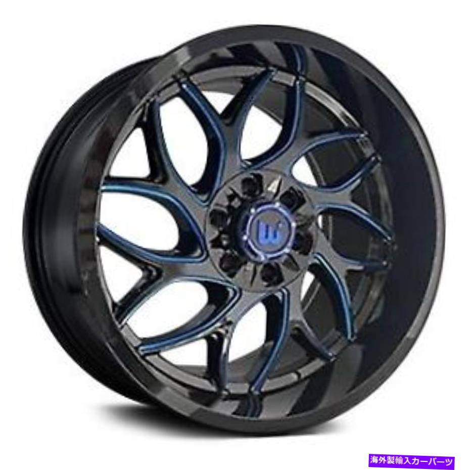 ホイール　４本セット ウエスタンデュークホイール20x10（-24、5x127、71.5）4のブラックリムセット Western Duke Wheels 20x10 (-24, 5x127, 71.5) Black Rims Set of 4【並行輸入品】｜Us Custom Parts Shop USDM 336,501円