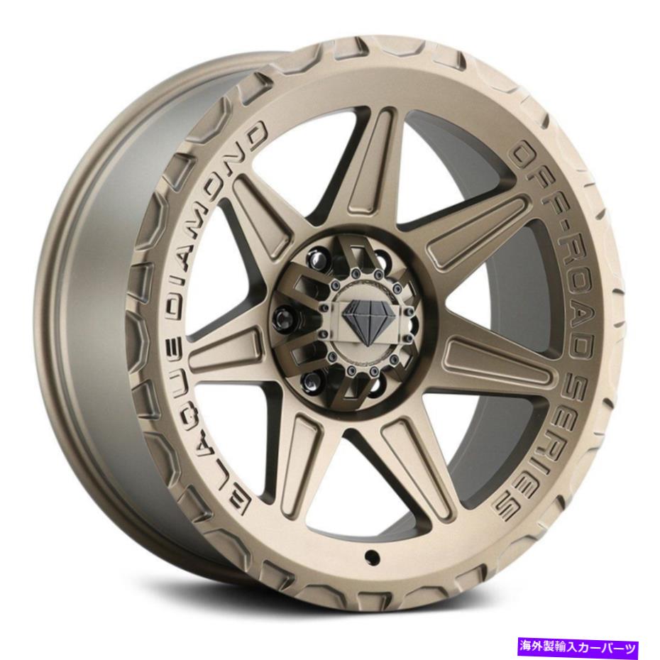 ホイール　４本セット ブラークダイヤモンドBD-O102ホイール18x9（-12、6x135、106.4）4のブロンズリムセット Blaque Diamond BD-O102 Wheels 18x9 (-12, 6x135, 106.4) Bronze Rims Set of 4【並行輸入品】