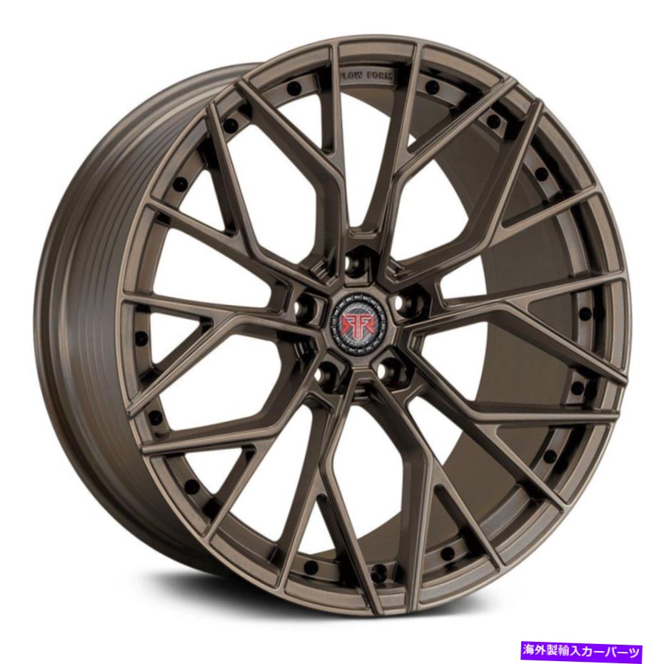 ホイール　４本セット Revolution Racing RF3ホイール20x10（38、5x112、66.56）4のブロンズリムセット Revolution Racing RF3 Wheels 20x10 (38, 5x112, 66.56) Bronze Rims Set of 4【並行輸入品】
