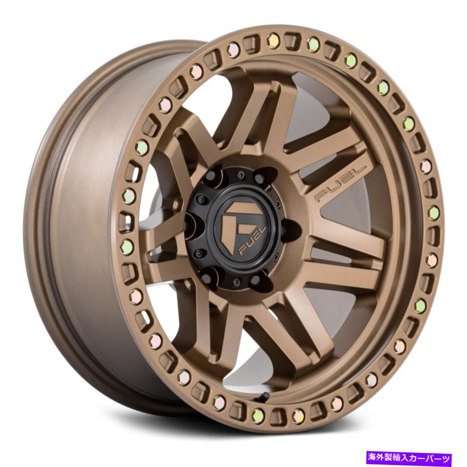 ホイール 4本セット 燃料D811シンジケート1PCホイール17x9(1、5x127、71.5)4のブロンズリムセット Fuel D811 SYNDICATE 1PC Wheels 17x9 (1, 5x127, 71.5) Bronze Rims Set of 4【並行輸入品】|Us Custom Parts Shop USDM