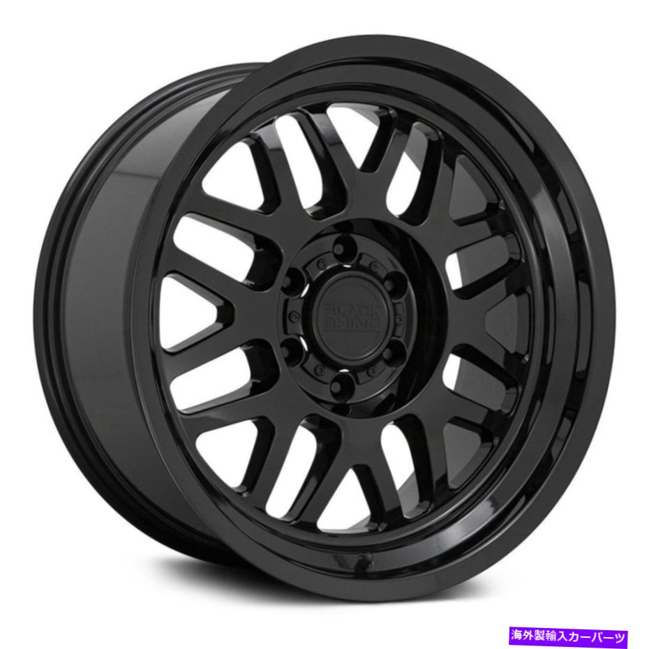 ホイール　４本セット ブラックサイのデルタホイール18x9.5（2、5x139.7、87.1）4のブラックリムセット Black Rhino DELTA Wheels 18x9.5 (2, 5x139.7, 87.1) Black Rims Set of 4【並行輸入品】
