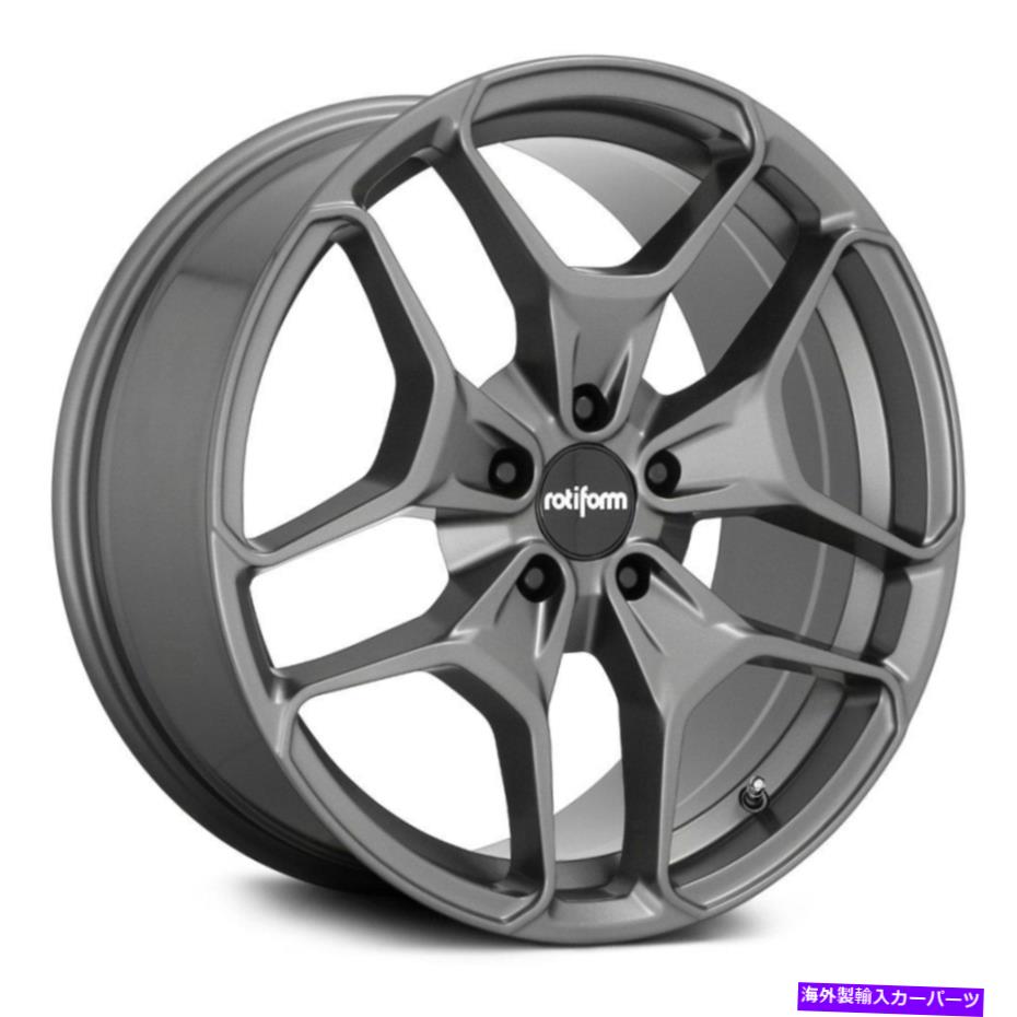 ホイール 4本セット ROTIFORIM HURホイール19x8.5(45、5x112、66.56)4の無煙炭リムセット Rotiform HUR Wheels 19x8.5 (45, 5x112, 66.56) Anthracite Rims Set of 4【並行輸入品】