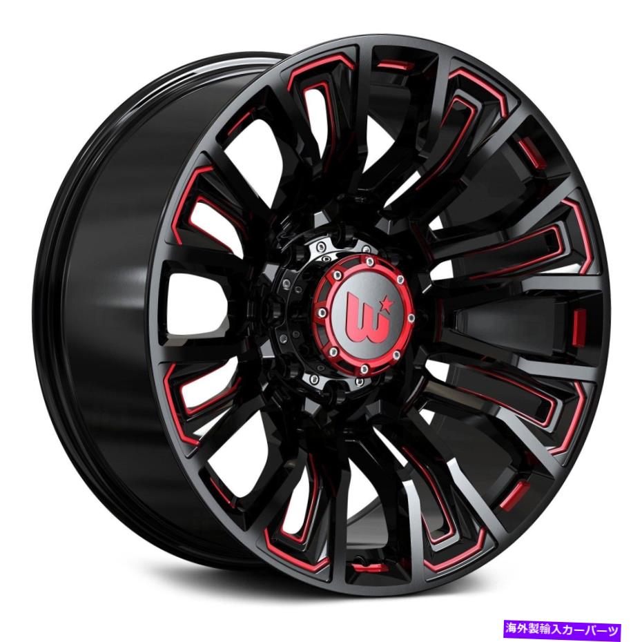 ホイール　４本セット Western Maverick Wheels 20x10（-12、5x127、71.5）4のブラックリムセット Western MAVERICK Wheels 20x10 (-12, 5x127, 71.5) Black Rims Set of 4【並行輸入品】｜Us Custom Parts Shop USDM