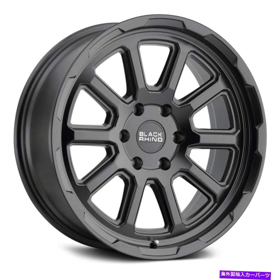 ホイール　４本セット ブラックサイのチェイスホイール18x9（12、6x135、87.1）4のブラックリムセット Black Rhino CHASE Wheels 18x9 (12, 6x135, 87.1) Black Rims Set of 4【並行輸入品】