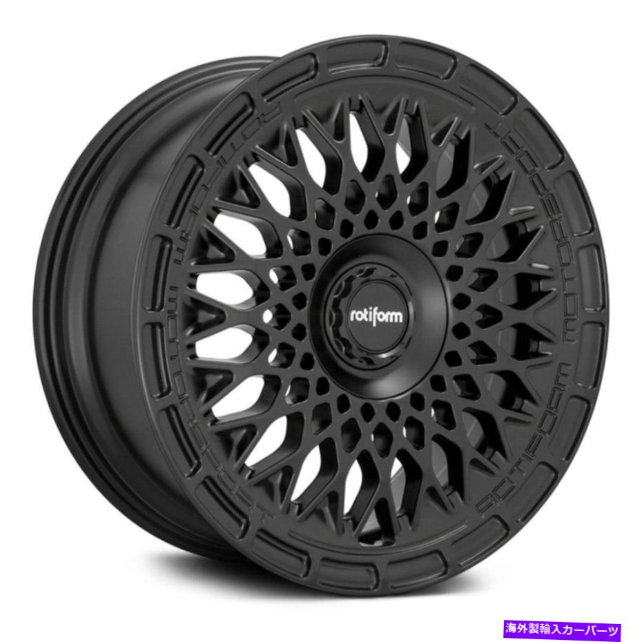 ホイール　４本セット Rotiform LHR-Mホイール19x8.5（45、5x120.65、72.56）4のブラックリムセット Rotiform LHR-M Wheels 19x8.5 (45, 5x120.65, 72.56) Black Rims Set of 4【並行輸入品】