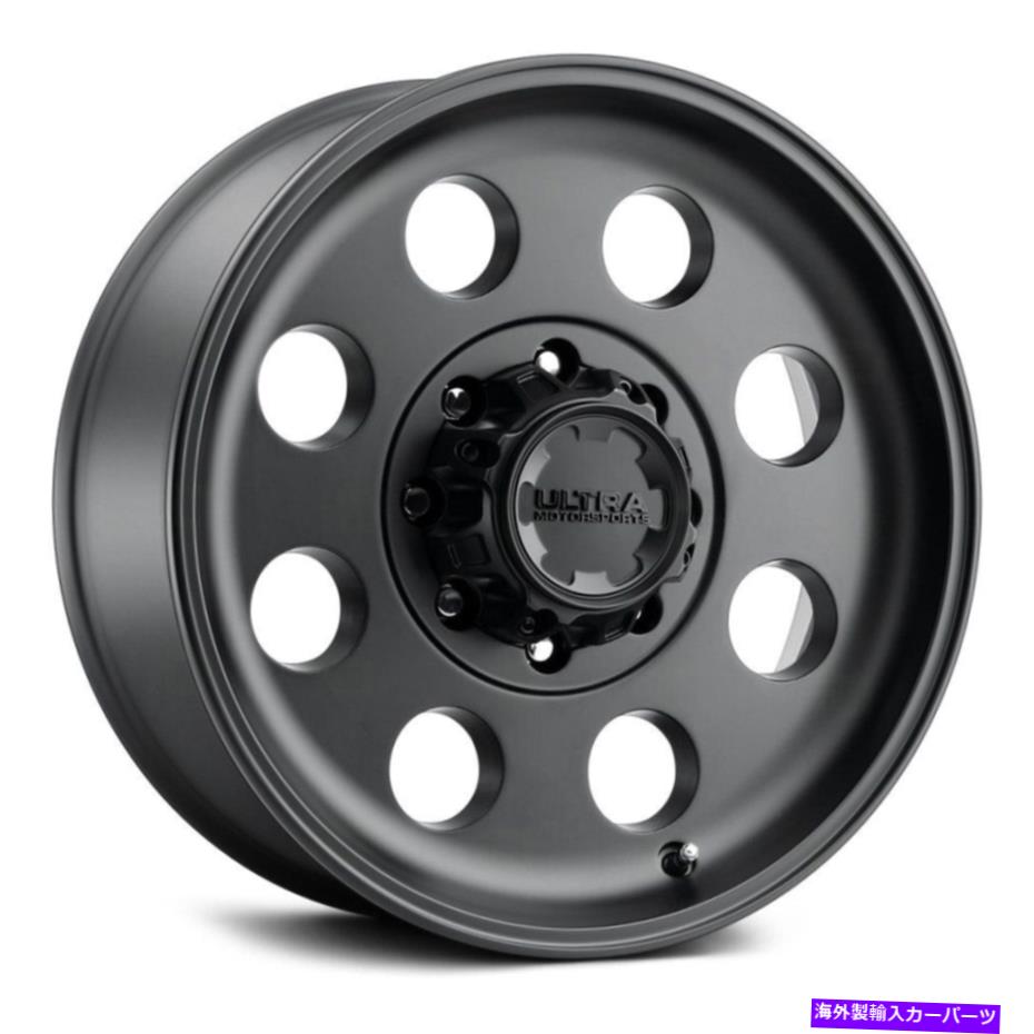 ホイール　４本セット ウルトラ164SBホイール19x7.5（25、8x180、124.2）4のブラックリムセット Ultra 164SB Wheels 19x7.5 (25, 8x180, 124.2) Black Rims Set of 4【並行輸入品】