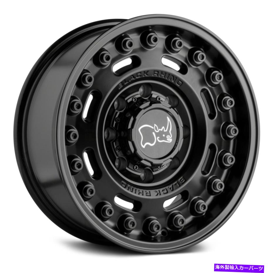 ホイール　４本セット ブラックサイアクスルホイール18x9.5（-18、8x170、125.1）4のブラックリムセット Black Rhino Axle Wheels 18x9.5 (-18, 8x170, 125.1) Black Rims Set of 4【並行輸入品】