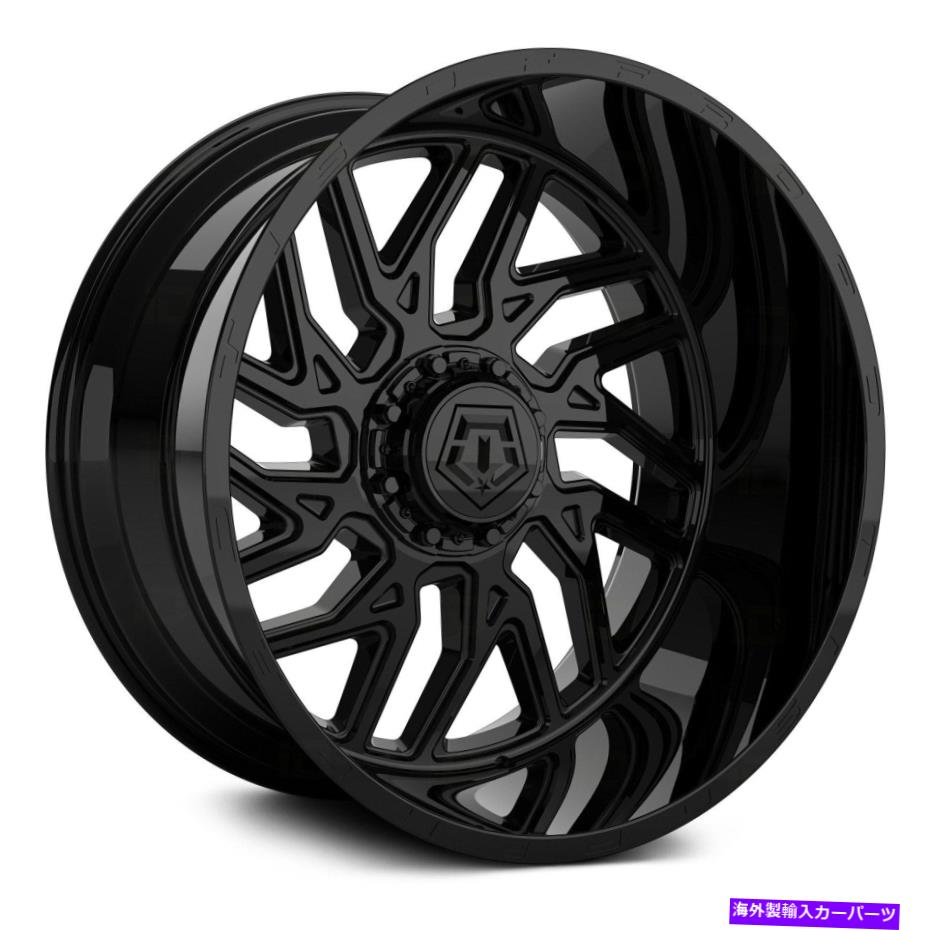ホイール　４本セット TIS 544GBホイール20x10（-25、8x165.1、125.2）4のブラックリムセット TIS 544GB Wheels 20x10 (-25, 8x165.1, 125.2) Black Rims Set of 4【並行輸入品】