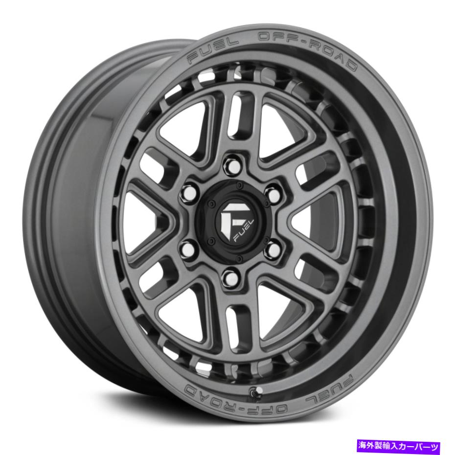 ホイール　４本セット 燃料D668ニトロ1PCホイール17x9（-12、6x139.7、106.1）4のガンメタルリムセット Fuel D668 NITRO 1PC Wheels 17x9 (-12, 6x139.7, 106.1) Gunmetal Rims Set of 4【並行輸入品】 325,611円