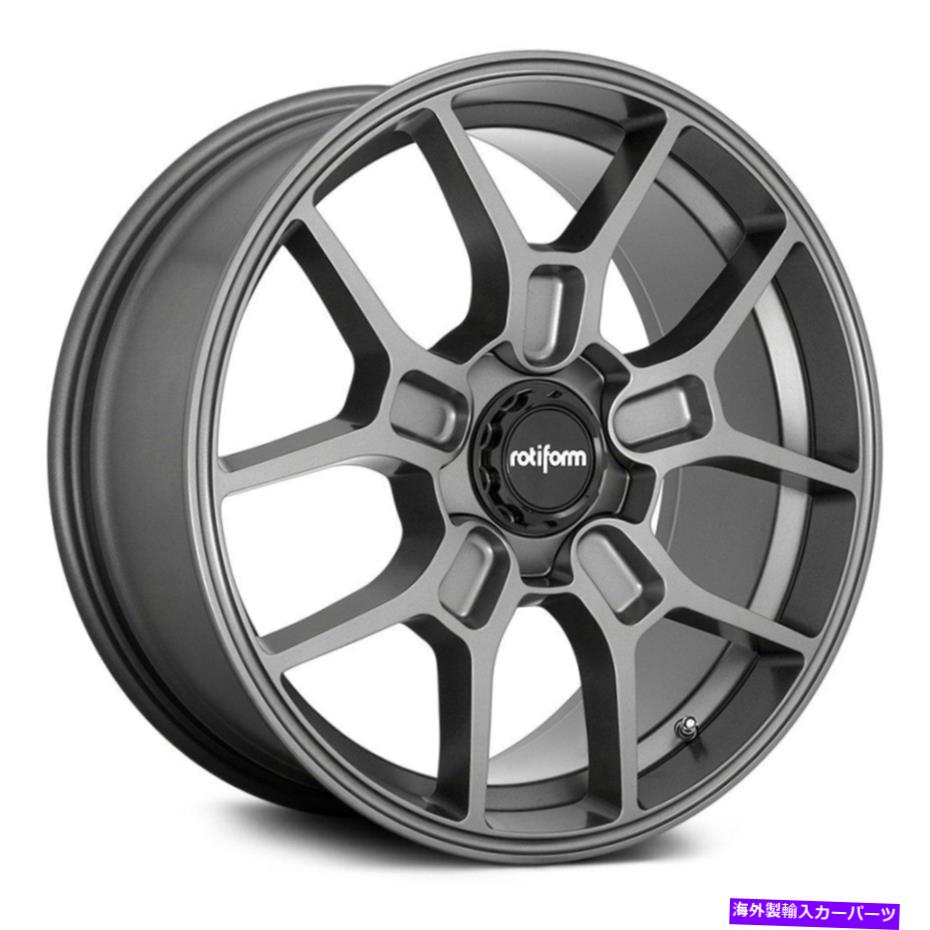 ホイール　４本セット 回転型ZMOホイール19x8.5（45、5x112、66.56）4の無傷リムセット Rotiform ZMO Wheels 19x8.5 (45, 5x112, 66.56) Anthracite Rims Set of 4【並行輸入品】