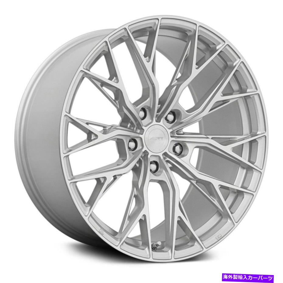 ホイール　４本セット グラウンドフォースGF5ホイール20x9（20、5x114.3、73.1）4のシルバーリムセット Ground Force GF5 Wheels 20x9 (20, 5x114.3, 73.1) Silver Rims Set of 4【並行輸入品】
