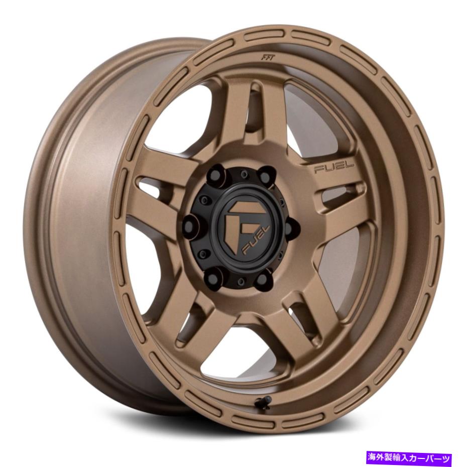 ホイール　４本セット 燃料D800酸化物1PCホイール18x9（1、5x127、71.5）4のブロンズリムセット Fuel D800 OXIDE 1PC Wheels 18x9 (1, 5x127, 71.5) Bronze Rims Set of 4【並行輸入品】