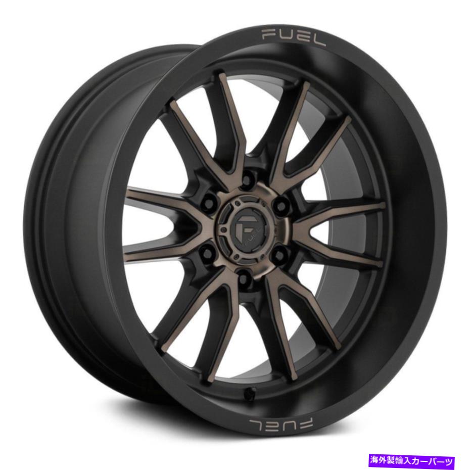 ホイール 4本セット Fuel D762 Clash 6 1PCホイール17x9(1、6x120.65、67.06)4のブラックリムセット Fuel D762 CLASH 6 1PC Wheels 17x9 (1, 6x120.65, 67.06) Black Rims Set of 4【並行輸入品】|Us Custom Parts Shop USDM
