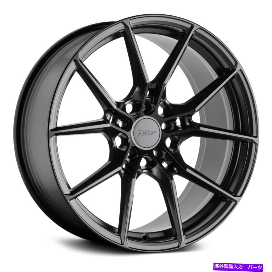 ホイール　４本セット TSW Neptune Wheels 18x8（35、5x114.3、76.1）4のブラックリムセット TSW NEPTUNE Wheels 18x8 (35, 5x114.3, 76.1) Black Rims Set of 4【並行輸入品】｜Us Custom Parts Shop USDM