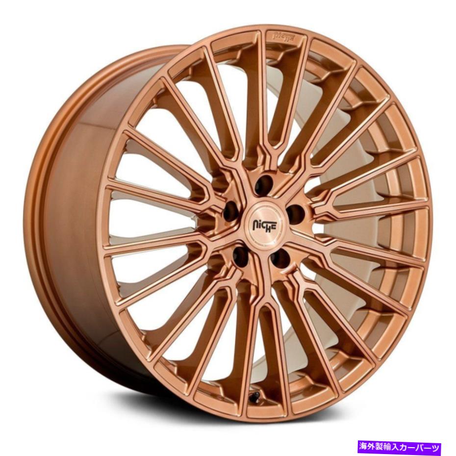 ホイール　４本セット Niche M264 PremioWheels20x9（27、5x112、66.56）4のブロンズリムセット Niche M264 PREMIO Wheels 20x9 (27, 5x112, 66.56) Bronze Rims Set of 4【並行輸入品】