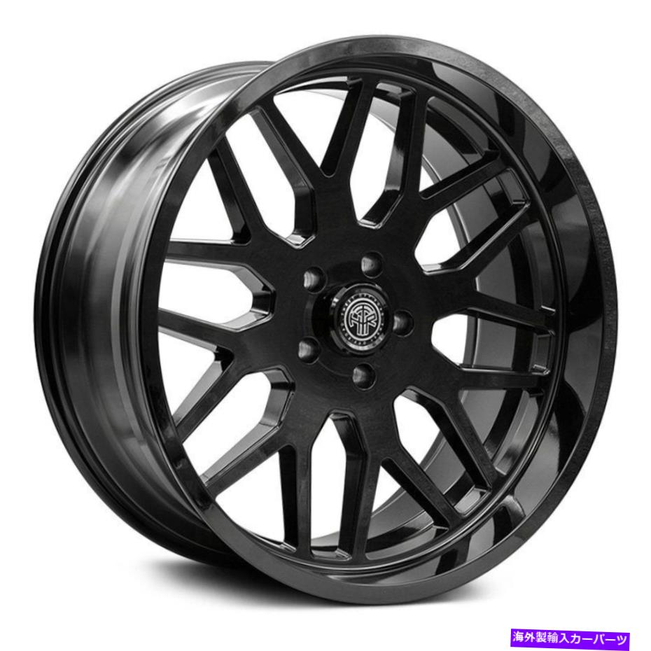 ホイール　４本セット スレットオフロードモナークホイール22x10（-21、8x165.1、125.2）4のブラックリムセット Thret Offroad Monarch Wheels 22x10 (-21, 8x165.1, 125.2) Black Rims Set of 4【並行輸入品】｜Us Custom Parts Shop USDM 337,095円
