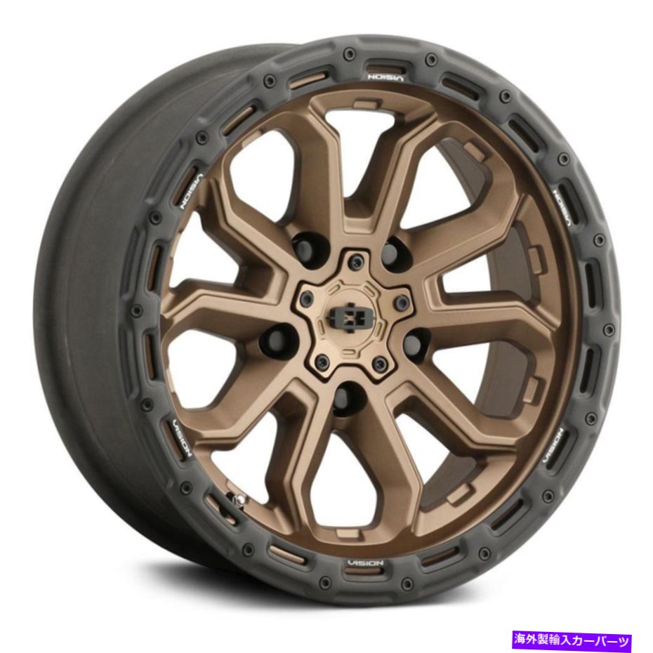 ホイール　４本セット Vision 405 Korupt Wheels 18x9（12、8x180、124.2）4のブロンズリムセット Vision 405 KORUPT Wheels 18x9 (12, 8x180, 124.2) Bronze Rims Set of 4【並行輸入品】｜Us Custom Parts Shop USDM 327,888円