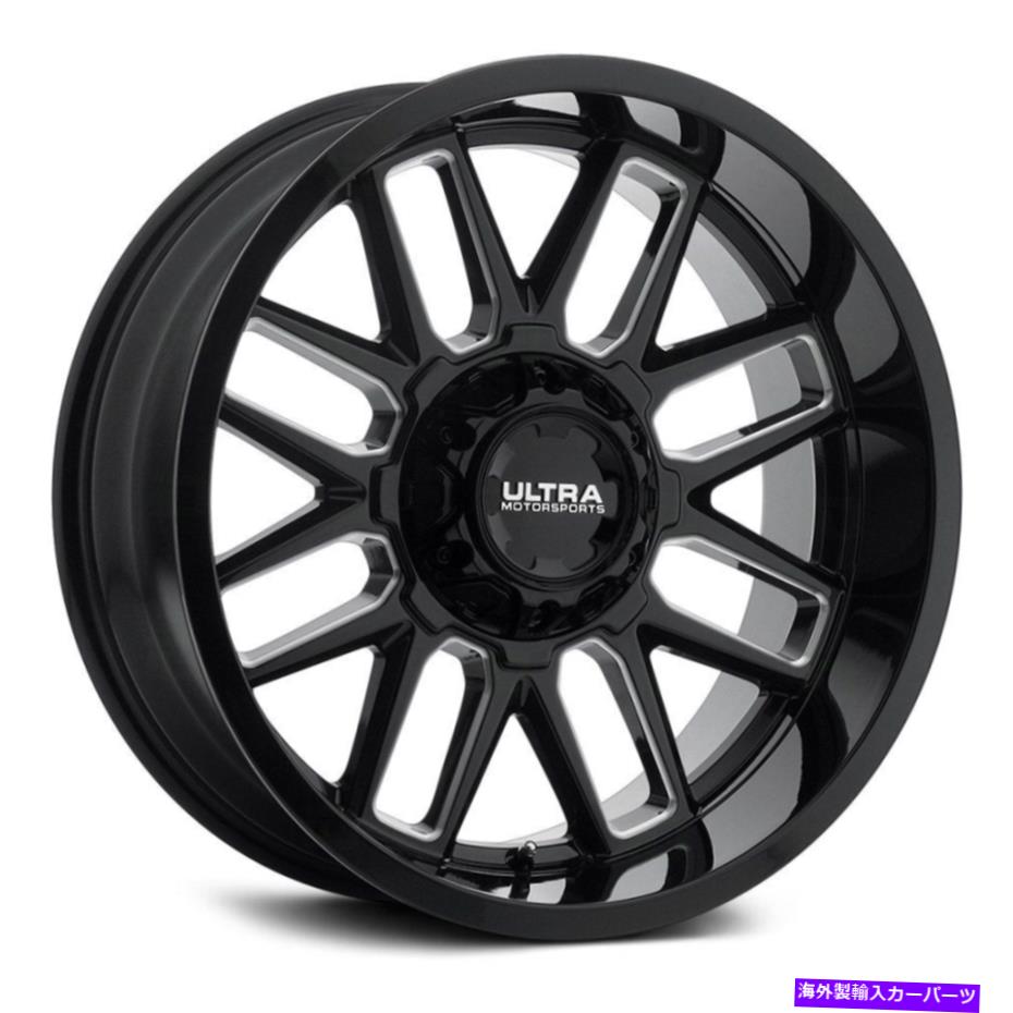 ホイール　４本セット 覆われたラグホイールを備えたウルトラ231BM肉屋20x10（-25、6x139.7）4のリムセット Ultra 231BM BUTCHER with COVERED LUGS Wheels 20x10 (-25, 6x139.7) Rims Set of 4【並行輸入品】
