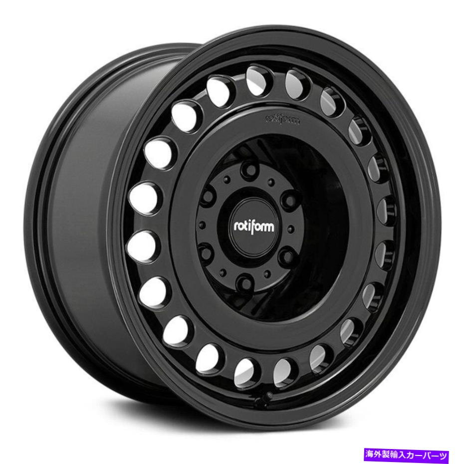 ホイール 4本セット Rotiform STLホイール17x9(0、5x127、71.5)4のブラックリムセット Rotiform STL Wheels 17x9 (0, 5x127, 71.5) Black Rims Set of 4【並行輸入品】|Us Custom Parts Shop USDM
