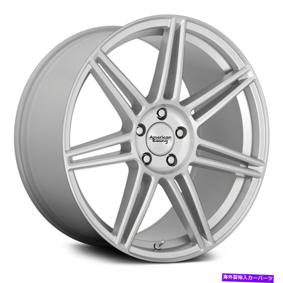 ホイール 4本セット アメリカンレーシングAR935レッドラインホイール20x10(40、5x120.65)4のシルバーリムセット American Racing AR935 REDLINE Wheels 20x10 (40, 5x120.65) Silver Rims Set of 4【並行輸入品】