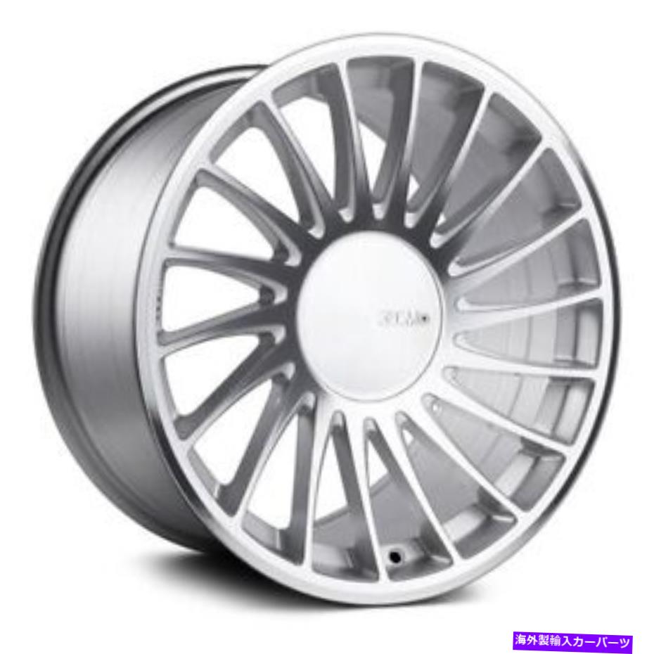 ホイール　４本セット 3SDM 0.04ホイール18x9.5（35、5x100、73.1）シルバーリムセット4 3SDM 0.04 Wheels 18x9.5 (35, 5x100, 73.1) Silver Rims Set of 4【並行輸入品】