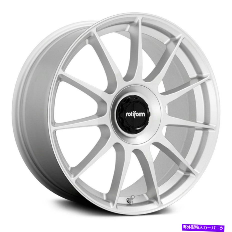 ホイール　４本セット 回転型DTMホイール19x8.5（35、5x120.65、72.56）4のシルバーリムセット Rotiform DTM Wheels 19x8.5 (35, 5x120.65, 72.56) Silver Rims Set of 4【並行輸入品】