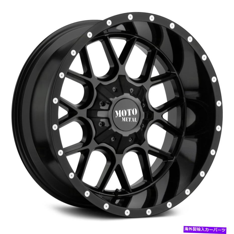 ホイール　４本セット Moto Metal Mo986包囲ホイール20x9（0、6x139.7、106.1）4のブラックリムセット Moto Metal MO986 SIEGE Wheels 20x9 (0, 6x139.7, 106.1) Black Rims Set of 4【並行輸入品】