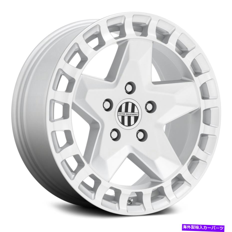 ホイール　４本セット Victor Alpen Wheels 17x8（20、5x130、71.5）4の白いリムセット Victor ALPEN Wheels 17x8 (20, 5x130, 71.5) White Rims Set of 4【並行輸入品】｜Us Custom Parts Shop USDM