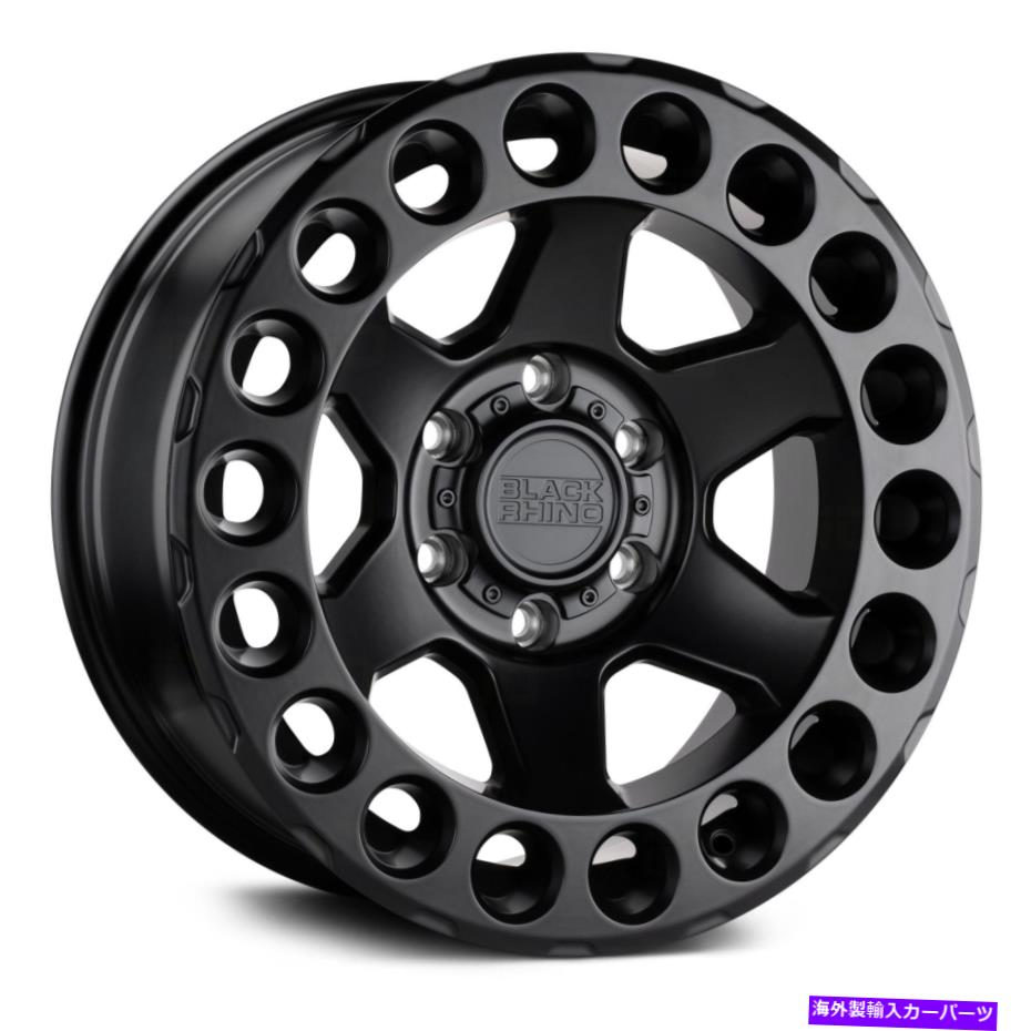 ホイール 4本セット ブラックサイオデッサホイール20x9.5(12、6x120.65、67.06)4のブラックリムセット Black Rhino ODESSA Wheels 20x9.5 (12, 6x120.65, 67.06) Black Rims Set of 4【並行輸入品】